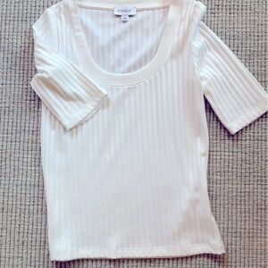 Evereve basic ribbed tee